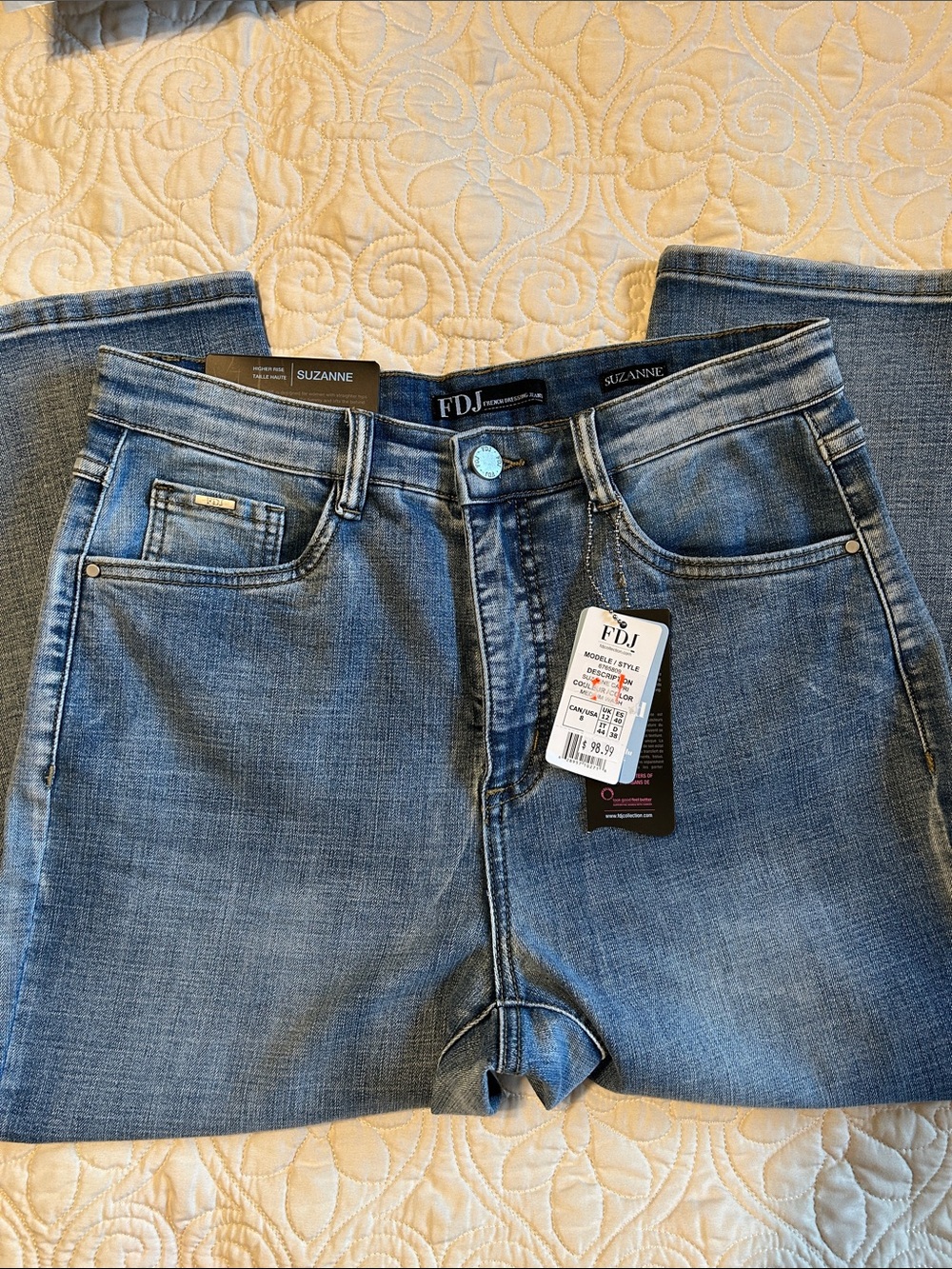 FDJ Suzanne High Rise Capri - Picture 2 of 8